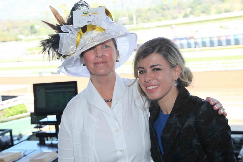 Racing day at Santa Anita Park